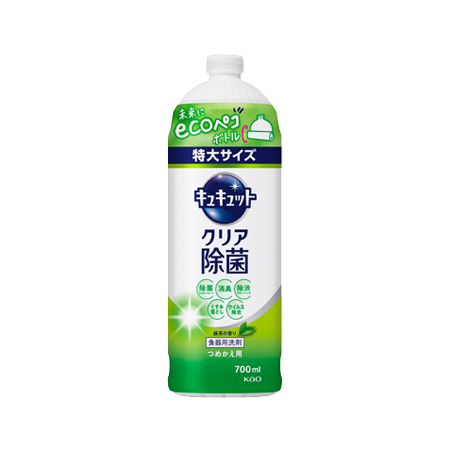 花王 キュキュット 除菌緑茶 つめかえ大 700ml