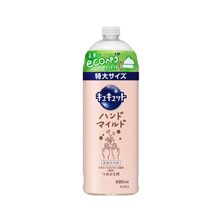 花王 キュキュット ハンドマイルドカモミール つめかえ 680ml