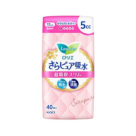 花王 ロリエ さらピュア吸水 超吸収スリム 5cc 40枚