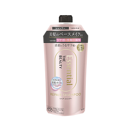 [D]花王 エッセンシャル ザビューティー リペアシャンプー つめかえ 340ml