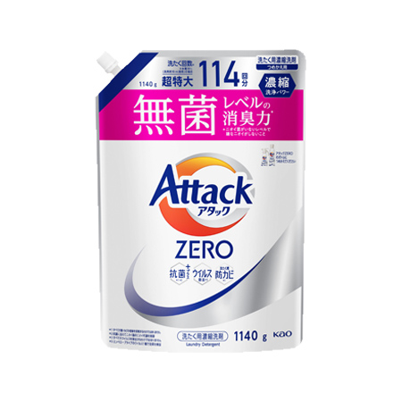 [え]アタックZERO つめかえ 大 1140g