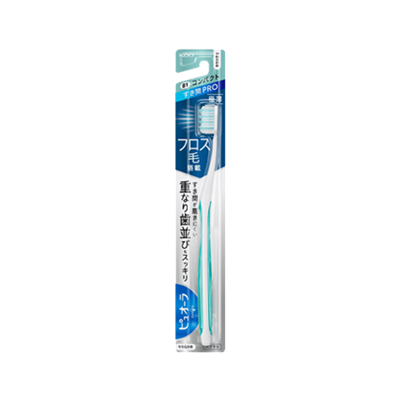 [え]ピュオーラ ハブラシ すき間プロ コンパクト やわらかめ 1本