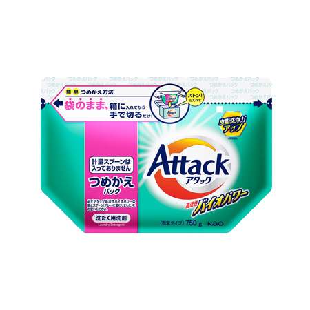 アタック 高活性バイオパワー つめかえ 750g