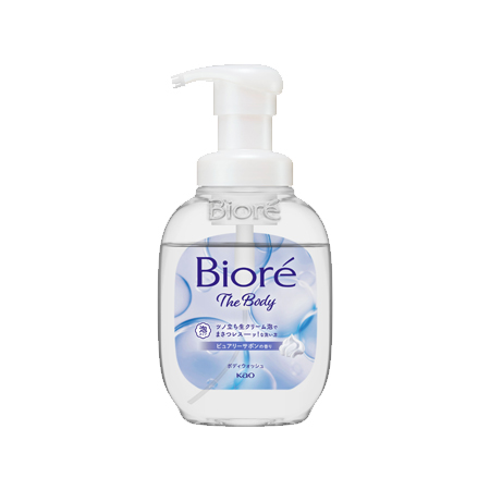 ビオレ ザ ボディ 泡タイプ ピュアリーサボンの香り ポンプ 本体 540ml
