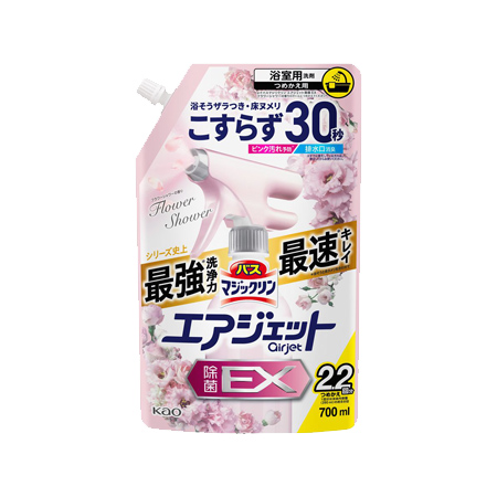 バスマジックリン エアジェット 除菌EX フワラーシャワーの香り つめかえ 700ml