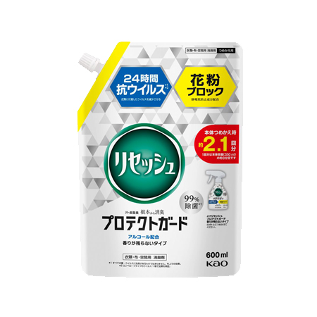 リセッシュ プロテクトガード 香り残らないタイプ つめかえ 大 600ml