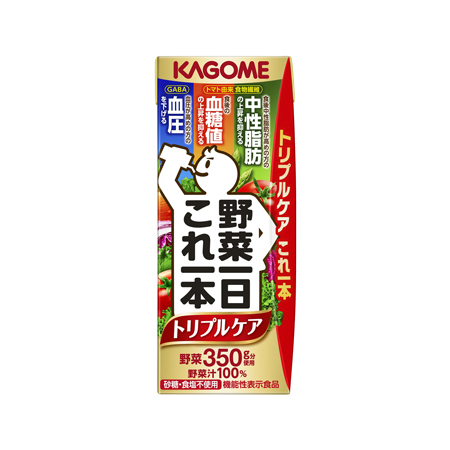 カゴメ 野菜一日これ一本 トリプルケア  200ml