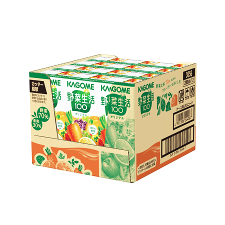 カゴメ 野菜生活100オリジナル    200ml ケース