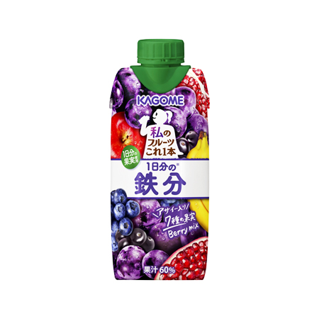 カゴメ 私のフルーツこれ一本 １日分の鉄分  330ml