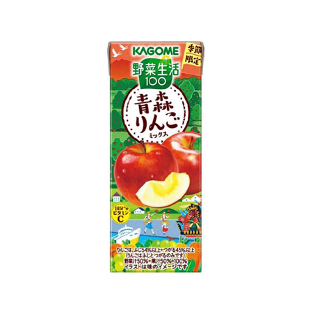 カゴメ 野菜生活100 青森りんごミックス  195ml