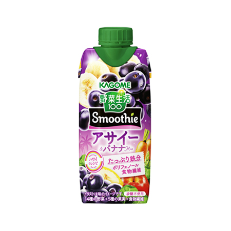 カゴメ 野菜生活１００Smoothie アサイー＆バナナMix  330ml