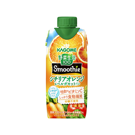 カゴメ 野菜生活100Ｓｍｏｏｔｈｉｅ シチリアオレンジ＆ベルガモットｍｉｘ  330ml