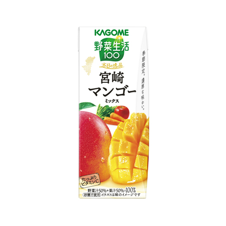 カゴメ 野菜生活100 本日の逸品 宮崎マンゴーミックス   195ml