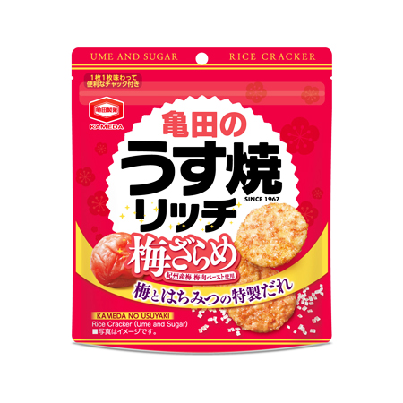 亀田のうす焼リッチ 梅ざらめ  57g