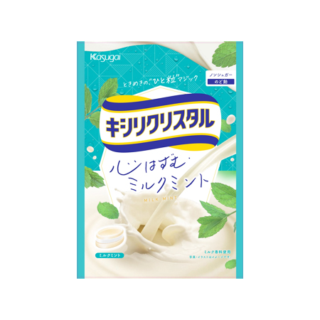 春日井 キシリクリスタル ミルクミントのど飴  71g