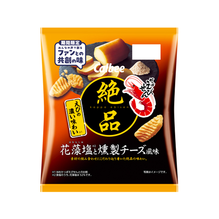 カルビー 絶品えびせん花藻塩と燻製チーズ風味  50g