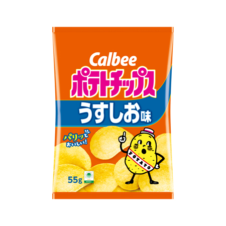 カルビー ポテトチップス うすしお味  55g