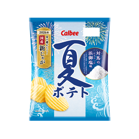カルビー 夏ポテト 対馬の浜御塩味   60g