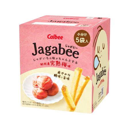 カルビー Jagabee 紀州産完熟梅味  75g