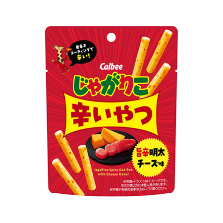 カルビー じゃがりこ辛いやつ旨辛明太チーズ味  38g