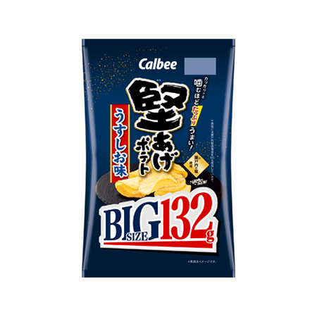 カルビー 堅あげうすしお味BIG  132g