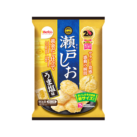 栗山米菓 瀬戸しお うま塩味  71g