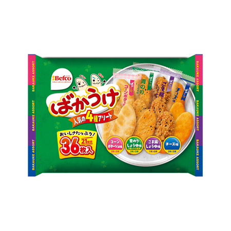 栗山米菓 ばかうけアソート  36枚入