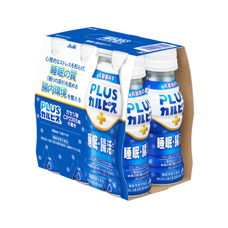 アサヒ PLUSカルピス 睡眠・腸活ケア　100m 6本パック