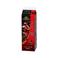 キーコーヒー こだわりの雫 無糖   1000ml