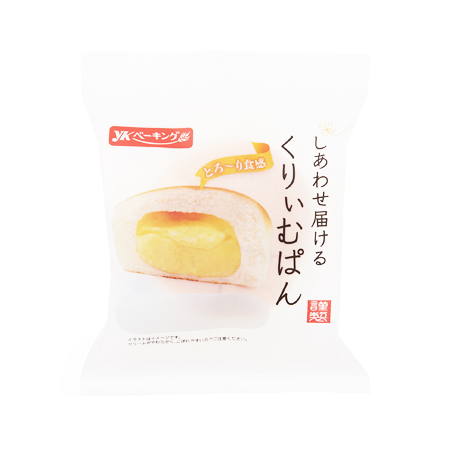 YKベーキングカンパニーしあわせ届けるくりぃむぱん    1個
