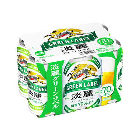 キリン 淡麗グリーンラベル<生> 350ml 6缶
