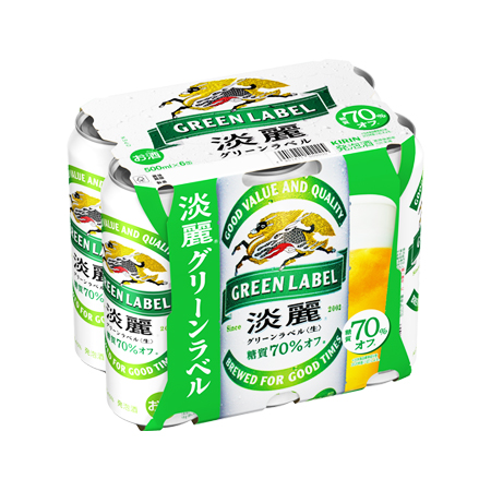 キリン 淡麗グリーンラベル<生> 500ml 6缶