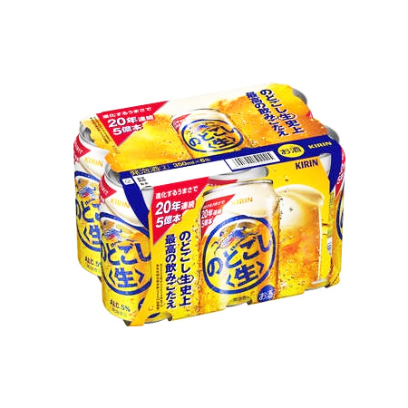 キリン のどごし<生> 350ml 6缶