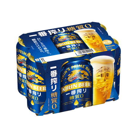 キリン 一番搾り糖質ゼロ  350ml 6缶