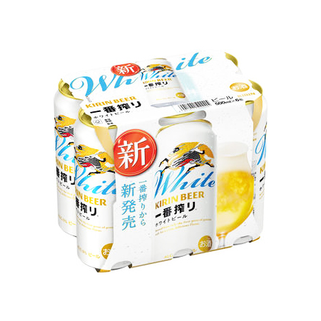 キリン 一番搾り ホワイトビール  500ml 6缶