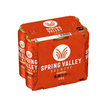 キリン SPRING VALLEY BREWERY豊潤ラガー 496  500ml 6缶