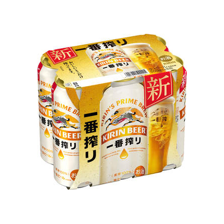 キリン 一番搾り   500ml 6缶