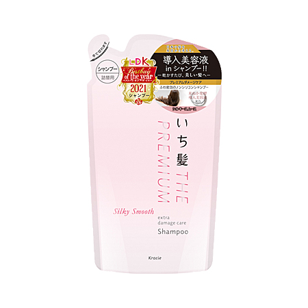 クラシエ いち髪 THE PREMIUM エクストラダメージケアシャンプー(シルキースムース) つめかえ 340ml