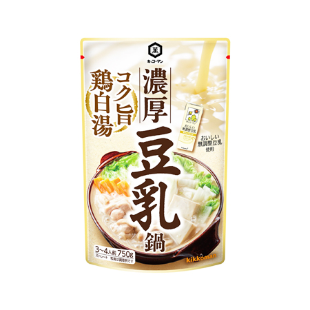 キッコーマン濃厚豆乳鍋 コク旨鶏白湯  750g