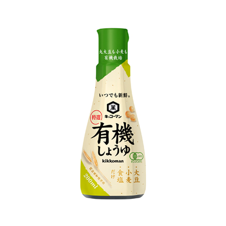 キッコーマンいつでも新鮮 特選有機しょうゆ  200ml
