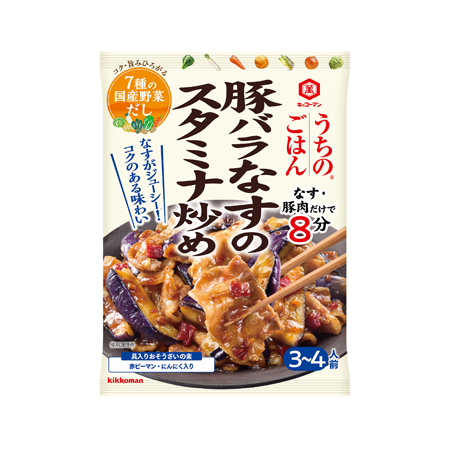 キッコーマン うちのごはん豚バラなすのスタミナ炒め  72g