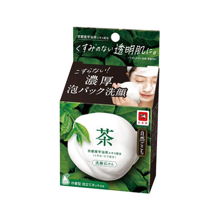 カウ 自然ごこち 茶 洗顔石けん 80g