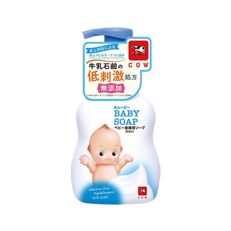 牛乳石鹸 キューピー 全身べビーソープ 泡タイプ 本体 400ml