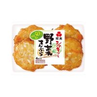 紀文 シャキッと野菜てんぷら  4枚入