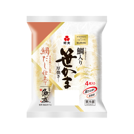 紀文 鯛入り笹かま  4枚入