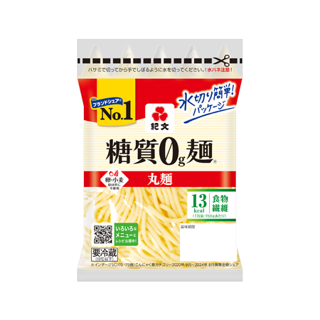 紀文 糖質0g麺 丸麺  150g