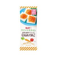 キユーピー やさいとなかよし 野菜＆果物スプレッド にんじんとりんご  12g×3袋