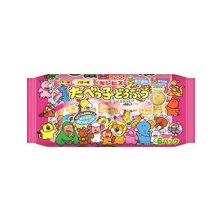 ギンビス たべっ子どうぶつ バター味  138g