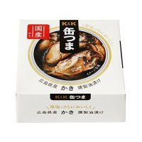 K&K 缶つまプレミアム 広島県産かき燻製油漬け  60g