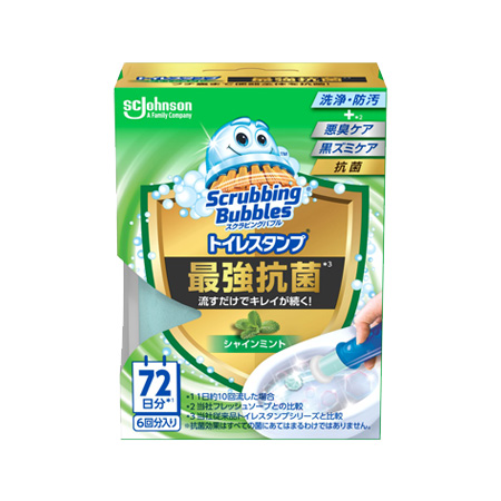 スクラビングバブル トイレスタンプ 最強抗菌 シャインミント 本体 38g